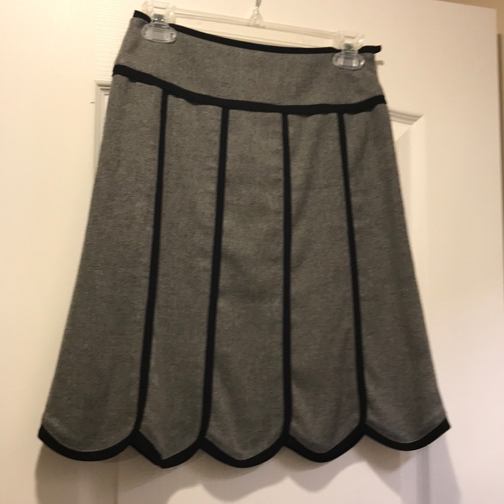 Nanette Lepore black and grey skirt